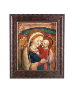 8" x 10" Our Lady of Good Counsel-Genazzano, Italy Print with a 11 1/4" x 13 1/4" Art Deco Frame  