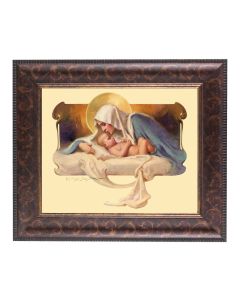 8" x 10" Chambers: Mary Model of All Mothers Print with a 11 1/4" x 13 1/4" Art Deco Frame 