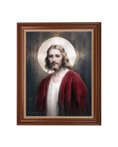 13 1/2" x 16 9/16" Walnut Finished Frame with 11" x 14" Chambers: Confide in Me Textured Art