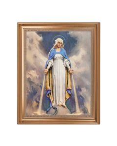 13.5" x 16.5" Antique Gold Frame with Chambers: O.L. of Grace 11"x14" Print
