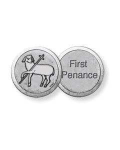 Lamb of God and Penance Pocket Coin (Sold in Inc. of 10)
