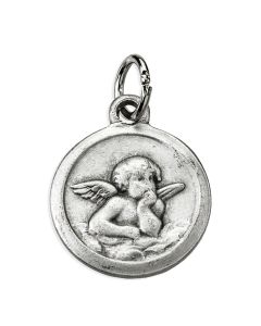 15mm Round Davinci Sistine Angel Medal