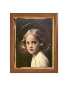 10" x 12" Walnut Frame with Gold Inside Lip and a 8" x 10" Chambers: Mystical Rose Print