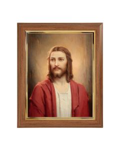 10" x 12" Walnut Frame with Gold Inside Lip and a  8" x 10" Chambers: Our Lord Print