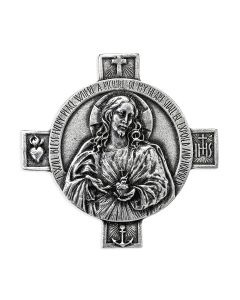 Sacred Heart of Jesus Auto Visor Clip (Sold in Inc. of 3)
