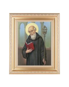 8" x 10" Benedict Print in a 10 1/4" x 12 1/4" Satin Gold Frame