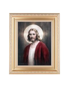10 1/4" x 12 1/4" Satin Gold Frame with an 8" x 10" Confide in Me Print