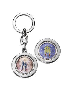 Miraculous Medal Keychain-sold in inc of 3