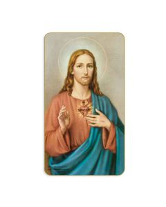 Sacred Heart of Jesus Holy Card