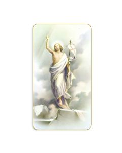 Easter Resurrection Holy Card
