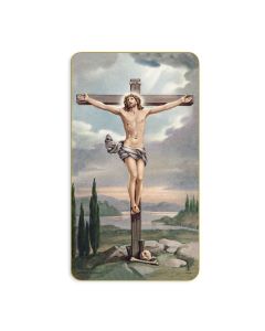 Crucifixion Holy Card