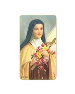 Saint Theresa Holy Card