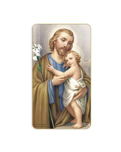 Saint Joseph Holy Card