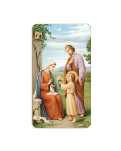 Holy Family Holy Card