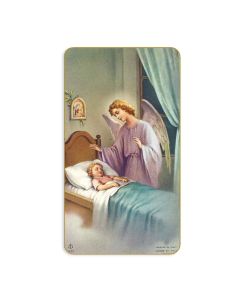 Guardian Angels Holy Card