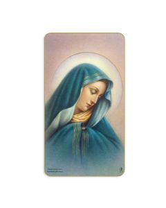 Sorrow Madonna Holy Card