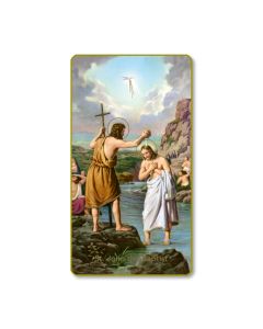 Saint John the Baptist Holy Card