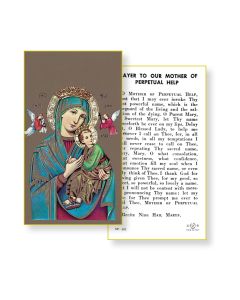 Our Lady of Perpetual Help Holy Card 