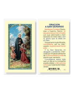 Oracion a San Gerardo Majella Holy Card