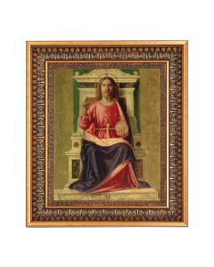 8" x 10" The King of Heaven Print in a 11.5" x 13.5" Vintage Bronze with Acanthus Leaves Frame with Velvet Backing Easel and Glass
