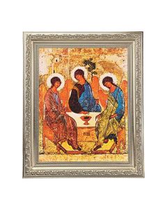 10" x 12" Ornate Silver Frame with a The Trinity Print
