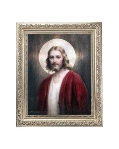 10" x 12" Ornate Silver Frame with a Chambers: Confide in Me Print