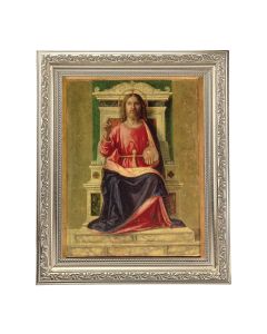 10" x 12" Ornate Silver Frame with a King of Heaven Print