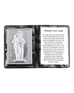 St. Jude Metal Plaque in Folder -P65