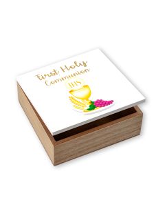 First Holy Communion Wooden Keepsake Box