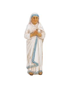 4" Saint Teresa Of Calcutta Cold Cast Resin Hand Painted Statue-P65 
