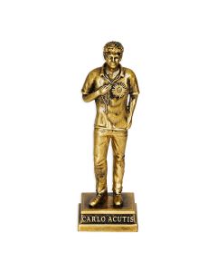 4 inch Carlo Acutis Bronze Resin Statue