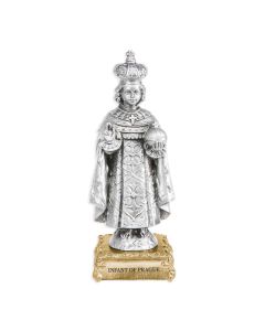 4 1/2" Pewter Infant of Prague, Gift Boxed