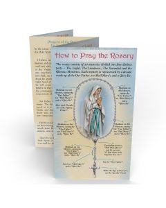 Mysteries of the Rosary - How to Pray the Rosary Pamphlet