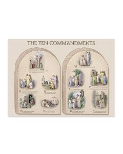 19" x 27" The Ten Commandments Poster