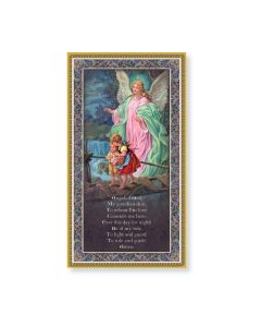 Guardian Angel Plaque with Prayer