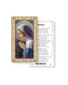 Mother Madonna Rosary Holy Card