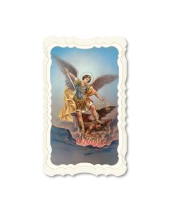 Saint Michael Holy Card