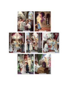 8" x 10" The Seven Sacraments Poster Set