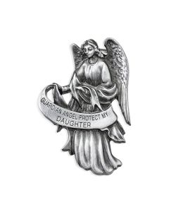 Guardian Angel Protect My Daughter Auto Visor Clip (Sold in Inc. of 3)