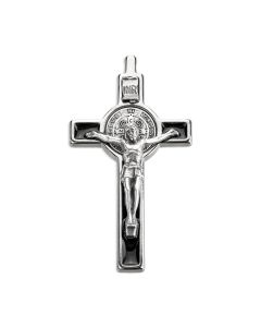3" Saint Benedict Crucifix with Black Epoxy