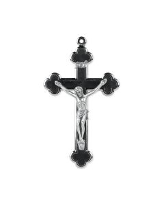 3 3/4" Cusillo Crucifix with a Black Inlay