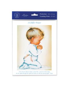 8" x 10" Praying Boy Print  (sold in inc. of 3)