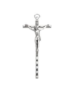 3 1/2" Hammered Nickel Crucifix