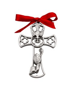 Holy Spirit Confirmation Genuine Pewter Cross
