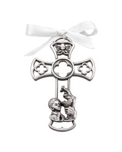 First Communion Boy Genuine Pewter Cross