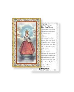 Infant of Prague Holy Card