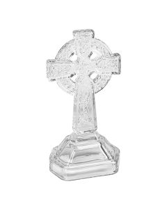 6-3/4" Glass Celtic Standing Cross