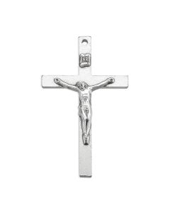 2 5/16" Antiqued Silver Oxidized Crucifix