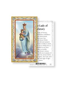 Our Lady of Victory Holy Card