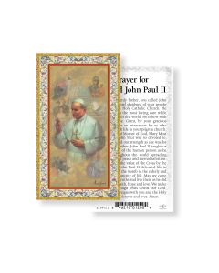 Saint John Paul II Holy Card
